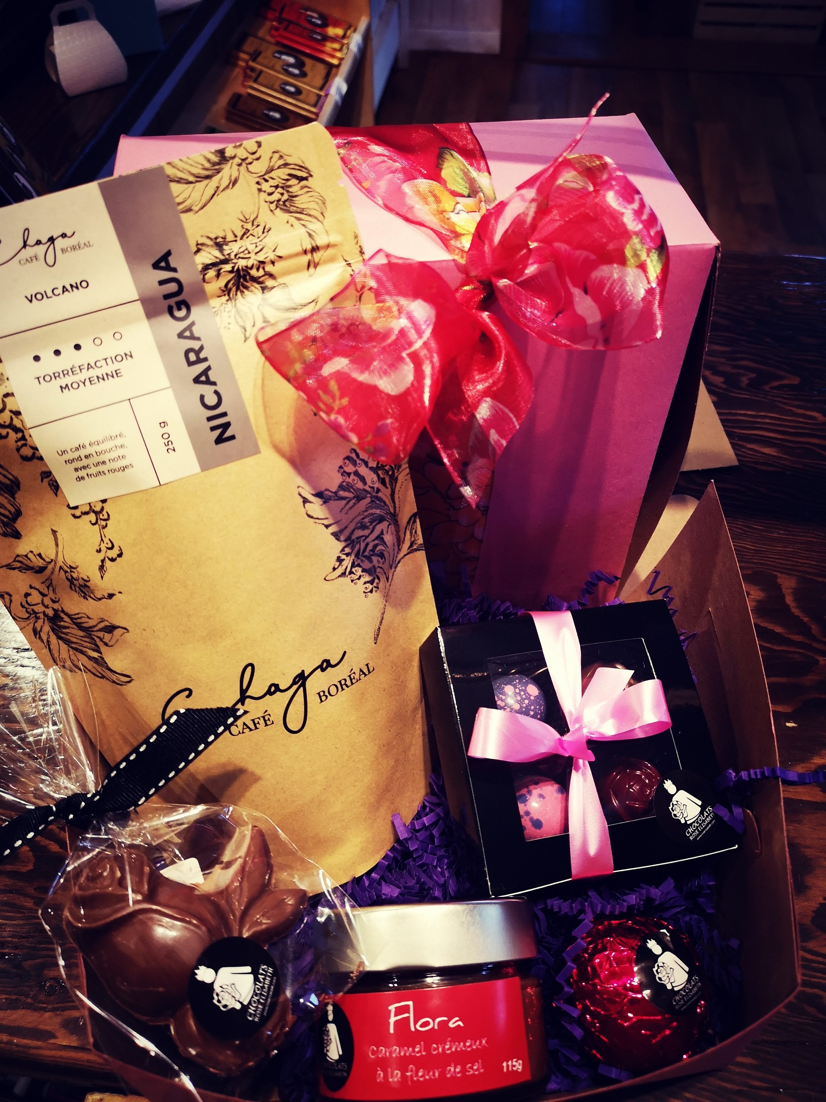 Coffret *Café et chocolat*